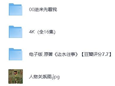 🎬边S往|事(全21集+原著小说)